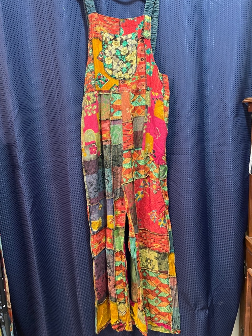 Bohemian Patchwork Multicolor Women's Overalls